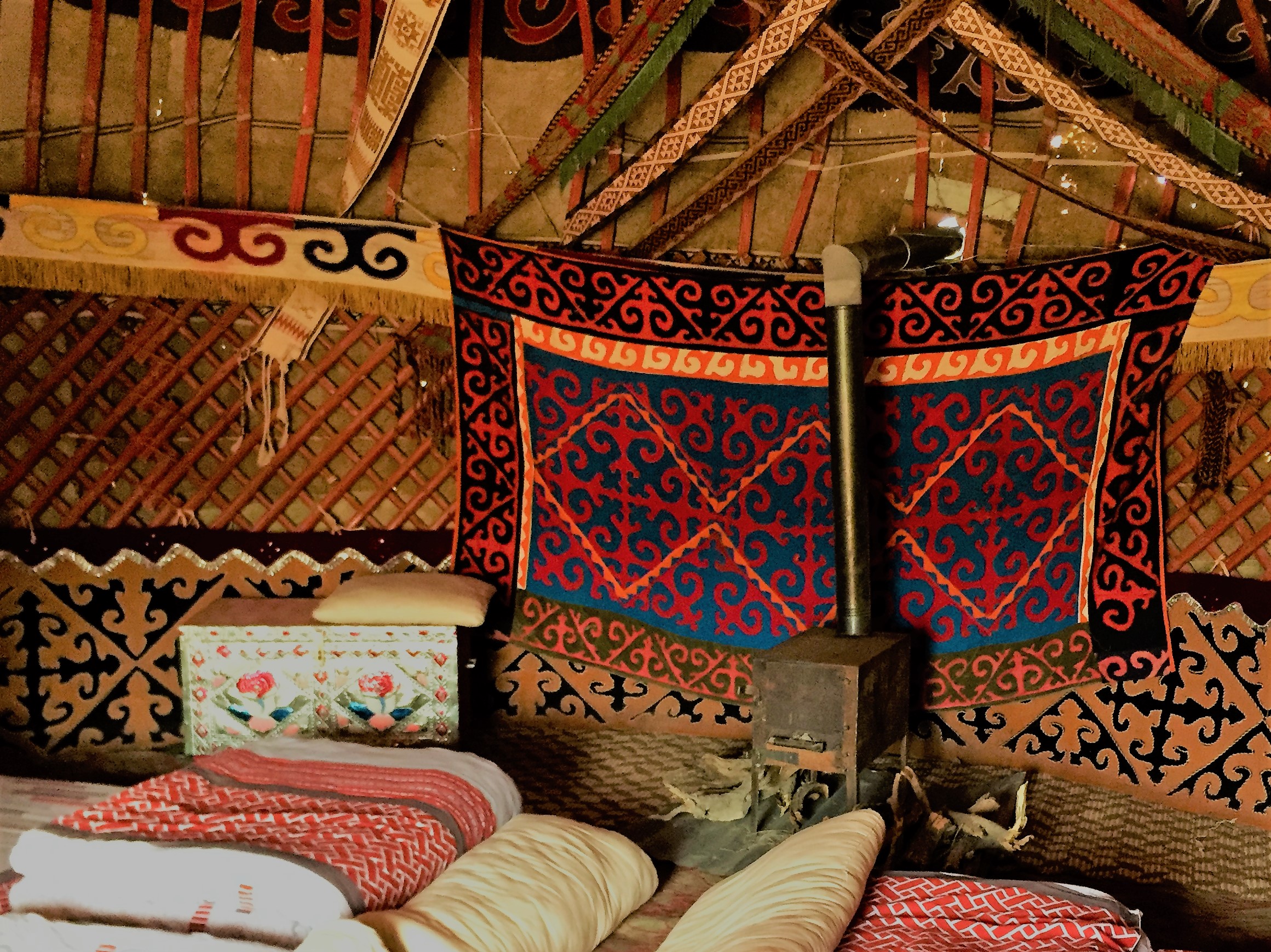 中央アジア 魔除けの壁掛け 移動テント「ユルタ」用-